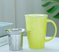Ensemble de tasses à café de voyage en céramique créatives avec logo personnalisé tasse à thé en porcelaine avec infuseur et couvercle