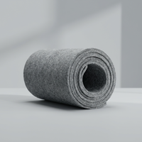 Tissu non tissé aiguilleté pour l'absorption acoustique et la résistance à l'eau, feutre aiguilleté pour les revêtements de plafond de voiture