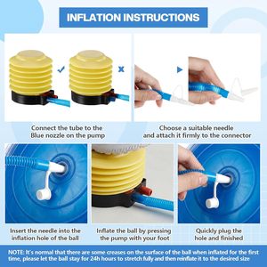 Ballon de Gymnastique Suisse en PVC Premium Anti-éclatement pour Massage, Stabilité et Équilibre – Idéal Yoga et Exercices - Product Image 5