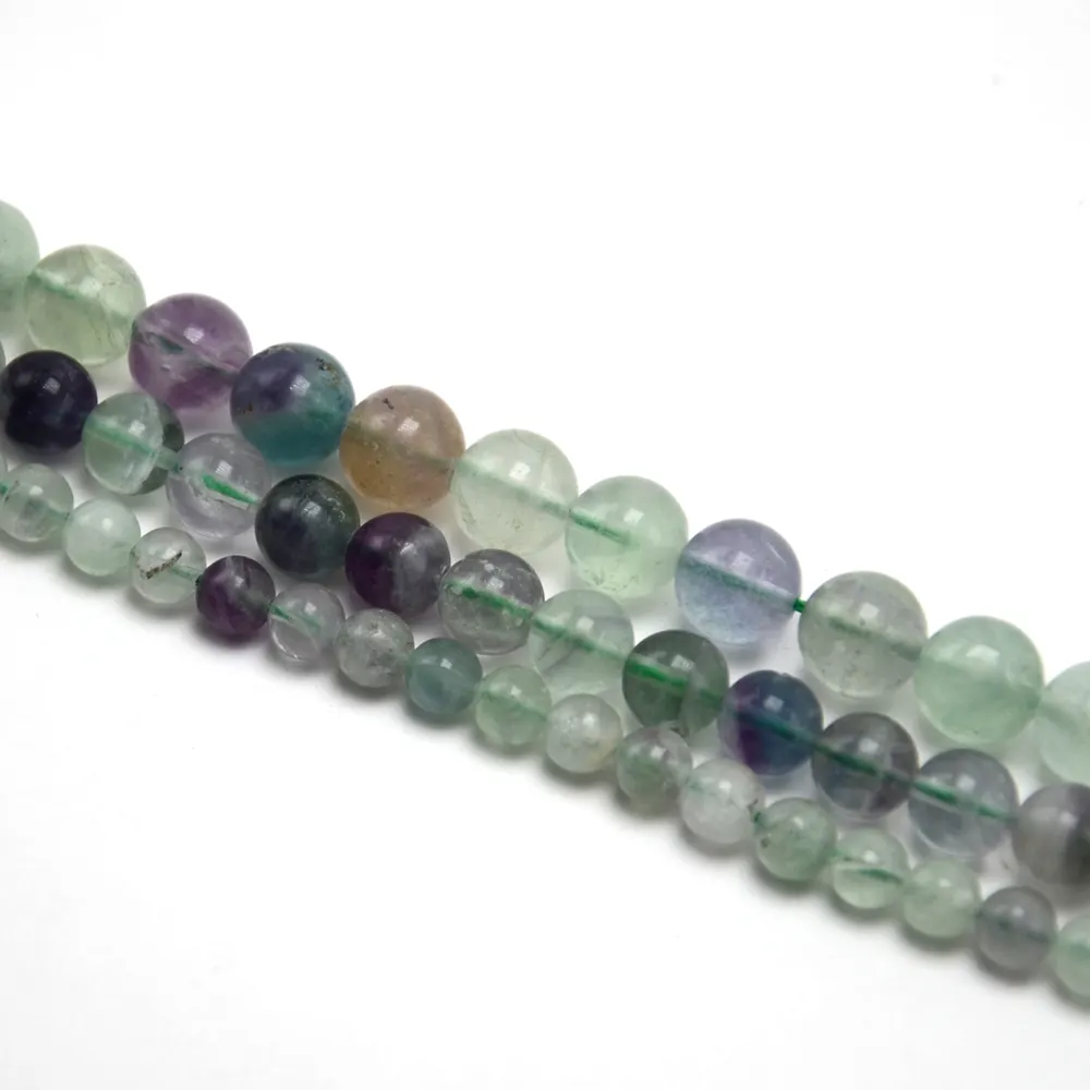 Fluorite Round Beads for DIY Jewelry Making