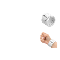 Bracelet de poignet en silicone réutilisable, étanche et effaçable pour la planification quotidienne, la gestion des tâches, l'étude et la personnalisation du logo