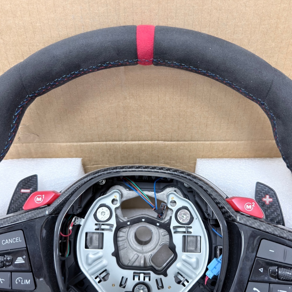 Custom CS M Suede Lenkrad Steering Wheel (BMW Fitment), photo 4