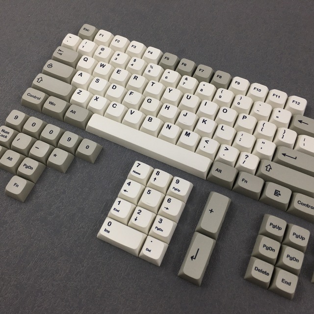 New Arrival Keyboard Keycaps 122 Keys XDA Profile PBT Mechanical Keyboard Keycaps Retro