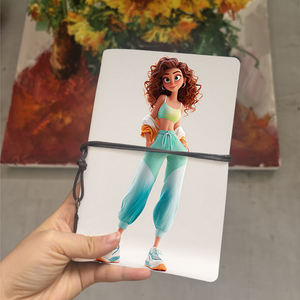 1 pieza de cuaderno A6 hermoso Retro, compañero de estudio de uso múltiple <span class=keywords><strong>para</strong></span> <span class=keywords><strong>leer</strong></span> notas, tareas universitarias, guías de revisión con Wi - Product Image 1