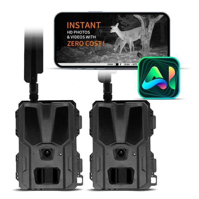 WILLFINE AI-powered HD Videos Wildkamera Cellular Night Vision Hunting Trail Camera