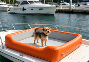 Coussin flottant <span class=keywords><strong>pour</strong></span> animaux de compagnie, hermétique et résistant à l'eau salée, gonflage rapide, <span class=keywords><strong>pour</strong></span> sorties estivales à la plage ou en yacht - Product Image 2