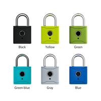 Cadenas d'empreintes digitales manille cadenas intelligent avec application mobile serrure étanche extérieure sans clé adaptée à la serrure et au stockage de gymnastique