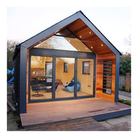 Maison préfabriquée kit 40 pieds, Villa extérieure à ossature triangulaire de luxe, 3 chambres, Conteneur habitable, Atelier modulaire, Entrée
