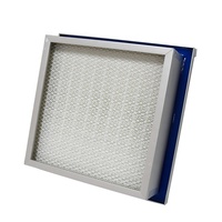 Filtre HEPA SNAF industriel H14 pour salle blanche médicale, avec joint en gel, diffuseur à lamelles perforées, neuf, 100 % étanche, en acier inoxydable