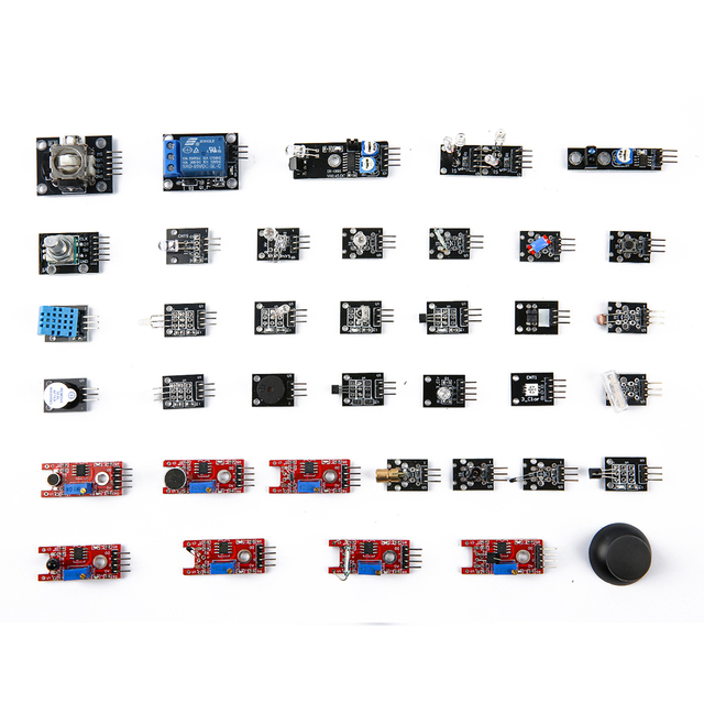 KUONGSHUN Customized With Tutorial 37PCS Assortment Set Electronic Model Sensor Starter Kits for Arduino Programming Education