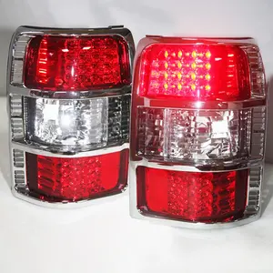 For MITSUBISHI Pajero V33 V32 V31 LED rearlights Tail lampe Red qhite 1991-1999 jahr