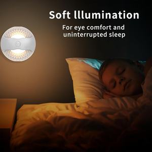 Luz Nocturna LED Táctil Regulable, Lámpara Nocturna Recargable por USB, Lámpara para Dormitorio, Cocina, Armario, Escalera, Luz Inalámbrica para Armario - Product Image 2