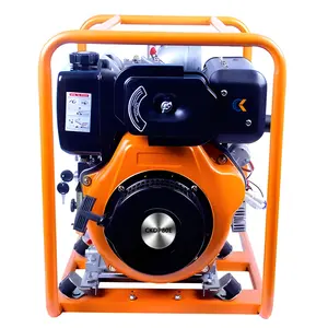 Proveedor de bombas de agua DP80 DP80E Bomba de agua limpia de 3 pulgadas Bomba de agua diésel de 4 tiempos 212cc 7hp Equipo agrícola