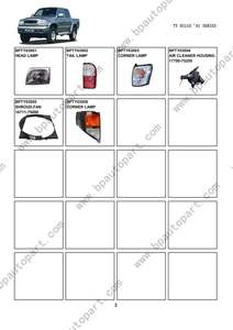 Luz <span class=keywords><strong>de</strong></span> Freno Trasera Modificada para Toyota REVO 2015, Luz <span class=keywords><strong>de</strong></span> Freno Trasera para Toyota Hilux - Product Image 3