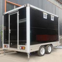 Burger Grilled Food Trailer Snack Machines Voiture Pizza Four Food Trailer Food Trucks avec cuisine complète à vendre