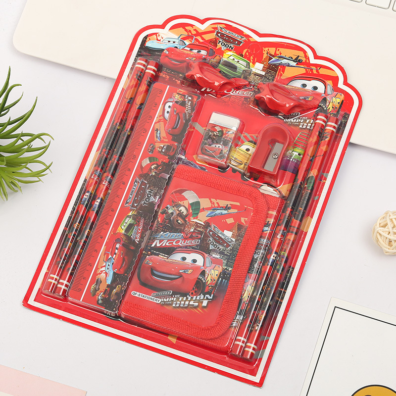 Наборы канцелярских принадлежностей для студентов, креативные Мультяшные подарки для учеников, канцелярские товары, школьные призы, оптовая продажа, канцелярские товары