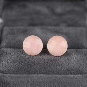 Pink Opal Round Shaped Loose Gemstone Natural Briolette Round Cut Calibrated 10MM Stones for Jewelry Making Wholesale Gemstones - Product Image 3