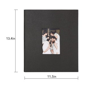 <span class=keywords><strong>Album</strong></span> de scrapbooking pour bébés et enfants, couverture rigide en tissu et papier autocollante, avec fenêtre pour insertion de photos et <span class=keywords><strong>pages</strong></span> personnalisables - Product Image 3