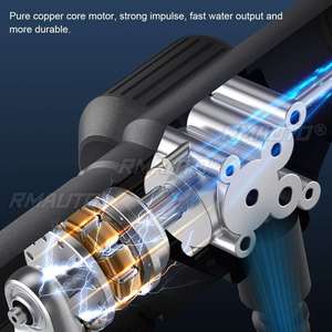 เครื่องฉีดน้ำแรงดันสูงไร้สาย 4000W 88V สำหรับล้างรถยนต์ พร้อมหัวฉีดโฟม สำหรับทำความสะอาดรถยนต์  พร้อมแบตเตอรี่ 2 ก้อน - Product Image 5