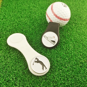 Custom <b>Box</b> Repair Logo Steel Divot Gold Fee Ballmarker Poker Tool Clipart Without Chip Golf Ball Marker <b>Hat</b> Clip Laser Engrave - Product Image 1