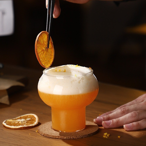 Hefa cuisine et table tasses à crème glacée <span class=keywords><strong>Bar</strong></span> gobelet verres en verre pour restaurant Martini tasse <span class=keywords><strong>cocktail</strong></span> irrégulier verrerie unique - Product Image 2