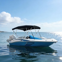 Fournisseur direct de bateaux en Chine, bateau à moteur miniature en fibre de verre de 15 pieds sur mesure