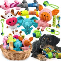 Jouet en corde pour chien pour mâcheurs agressifs, jouet de tirage en coton durable avec balle de nettoyage dentaire