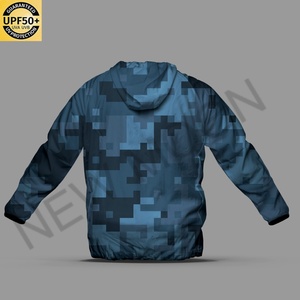 Chaqueta Cortavientos de Camuflaje con Logotipo Personalizado para Hombre, de Alta Calidad, Ligera, con Protección Solar, Transpirable, para Pesca y Caza al Aire Libre - Product Image 4