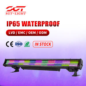 Projecteurs stroboscopiques LED professionnels IP65 5050 RGB 3-en-1 pour scène, personnalisables, étanches, DMX, pour DJ et discothèques en extérieur - Product Image 1