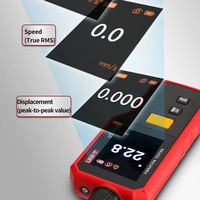 UNI-T UT311A UT315A UT312 Tester getaran genggam tampilan LCD Digital tahan Data penguji pemindahan kecepatan 2.4 layar TFT