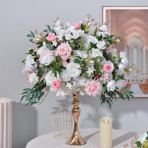 Bola de Flores de Rosa Artificial de Alta Calidad Personalizable para Decoración de Bodas - Product Image 1