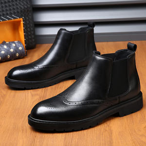 Chaussures de soirée pour hommes en cuir véritable, faites à la main, durables, antidérapantes, haut de gamme et confortables - Product Image 2