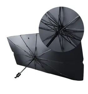 Vente en gros de haute qualité pare-brise pare-soleil couverture de fenêtre avant pliable soleil voiture parapluie