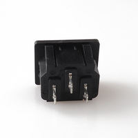 Enchufe de CA LZ-14-2, 10A 250V, Toma de Corriente IEC, Enchufe Universal de 2 Tomas con Conexión Eléctrica para Uso Eléctrico