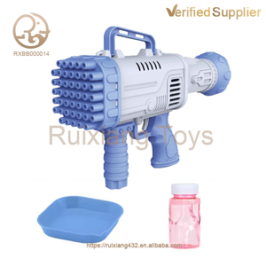 Tự Động Bé Đồ Chơi Mới Bong Bóng Nhà Sản Xuất Trẻ Em Đồ Chơi Mùa Hè Ngoài Trời 45 Lỗ Rocket Launcher Bong Bóng Súng Đồ Chơi Bazooka Lớn Bong Bóng Máy - Product Image 4