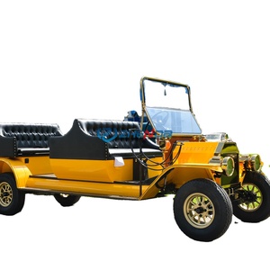Voiture électrique rétro classique vintage Zhenda, nouveau prix d'usine, moteur 4000W, structure en acier, couleur personnalisable, réutilisable pour le tourisme - Product Image 1
