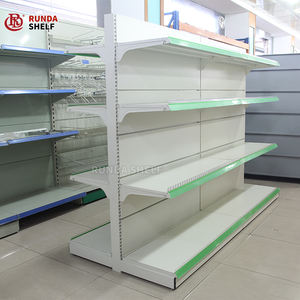 כבד פלדה חד צדדי סופרמרקט מתלה פלדה מכולת חנות מדפים מידות לגונדולה ברזל - Product Image 4