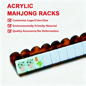 Supports de Mahjong en Acrylique Tortue et Poussoirs Magnétiques au Design Unique, Vente en Gros Usine Personnalisée - Product Image 6