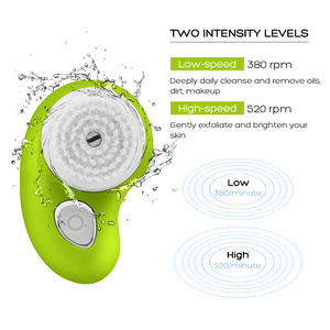 แปรงทำความสะอาดผิวหน้าไฟฟ้า5ใน1สำหรับขัดผิวทำความสะอาดรูขุมขนด้วยซิลิโคนแปรงทำความสะอาดผิวหน้า - Product Image 5