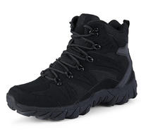 Chaussures montantes respirantes et antidérapantes pour hommes grandes tailles, bottes, chaussures de randonnée à talon plat, en stock