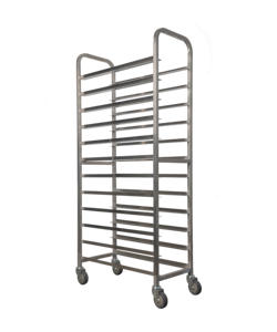 대중음식점을 위한 스테인리스 빵집 냉각 빵 냉각기 쟁반 선반 트롤리 - Product Image 5