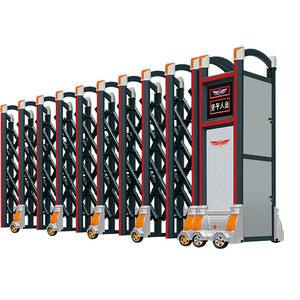 Hiện Đại Có Thể Thu Vào Điện Cổng Nhôm Của Nhãn Hiệu Điều Khiển Từ Xa Kính Thiên Văn Cửa Trượt Cho Các Trường Học Công Nghiệp Công Viên - Product Image 2