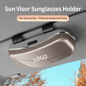 Clip per <span class=keywords><strong>occhiali</strong></span> da sole da <span class=keywords><strong>auto</strong></span>, portaocchiali e supporto per <span class=keywords><strong>occhiali</strong></span> da sole per interni <span class=keywords><strong>auto</strong></span>, disponibile per spedizioni transfrontaliere - Product Image 1