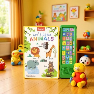 Libro de Sonidos de Animales para Niños con Alfabeto y Números - Libro Educativo de Tapa Dura para el Aprendizaje Temprano y el Desarrollo Cognitivo - Product Image 1