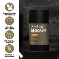 Déodorant en stick push-up OEM, déodorant végétalien, blanchissant, anti-transpirant, sous les aisselles, déodorant en crème à bille