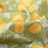 Parure de lit de luxe en soie glacée Tulip, ensemble de couette rafraîchissante, tailles simple et double, mélange coton-lin, fournisseur direct