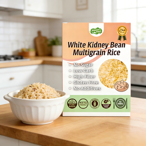 Frijoles Blancos Altos en Fibra, Arroz de Konjac Seco, Comida Instantánea, Proveedor de Arroz al por Mayor, Alimentos <span class=keywords><strong>a</strong></span> Granel OEM - Product Image 4