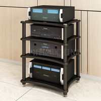 LTZ-03 Soporte para Altavoz de Audio HiFi, Reproductor de CD, Amplificador, Preamplificador, Decodificador, Estante, Trípode, Base con Amortiguador de Impactos