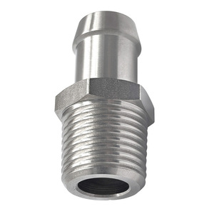 Stainless Steel 1/2 Npt Male To 5/8 Barbed <b>Hose</b> Connector <b>For</b> Automotive Heating System Parts - Product Image 2