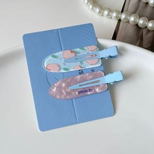 Barrettes à cheveux de dessin animé pour enfants, barrettes mignonnes pour franges latérales, barrettes à bec de canard, barrettes kawaii pour filles, adolescentes et femmes - Product Image 6